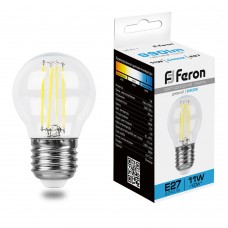 Лампа светодиодная Feron LB-511 Шарик E27 11W 230V 6400K 38226 Лампа светодиодная Feron LB-511 Шарик E27 11W 230V 6400K 38226