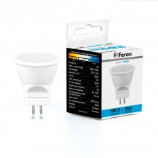 Лампа светодиодная Feron LB-271 MR11 G5.3 3W 230V 6400K 25553 Лампа светодиодная Feron LB-271 MR11 G5.3 3W 230V 6400K 25553