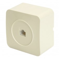 Розетка RJ-45 открытой установки, 1-местная, STEKKER, серия София, слоновая кость, MST00-20-04 49482 Розетка RJ-45 открытой установки, 1-местная, STEKKER, серия София, слоновая кость, MST00-20-04 49482