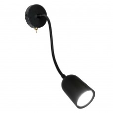 ML400 настенный под лампу с выключателем MR16/GU10, 35W,  черный FERON 48442 ML400 настенный под лампу с выключателем MR16/GU10, 35W,  черный FERON 48442