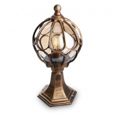 Светильник садово-парковый Feron PL3704  круглый на постамент 60W 230V E27, черное золото 11364 Светильник садово-парковый Feron PL3704  круглый на постамент 60W 230V E27, черное золото 11364