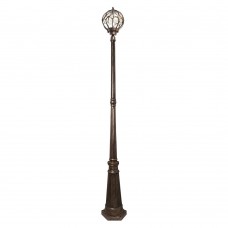 Светильник садово-парковый Feron PL3807 круглый, столб  60W 230V E27, черное золото 11380 Светильник садово-парковый Feron PL3807 круглый, столб  60W 230V E27, черное золото 11380