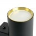 Светильник  настенный Feron ML1860 ZEN MR16 35W, 230V, 2*GU10, черный, золото IP20