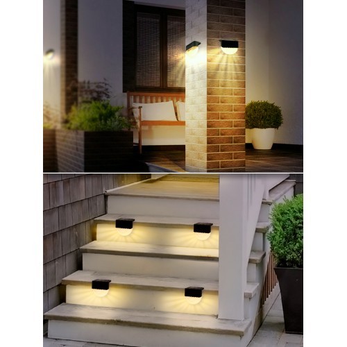 MP102, светильник для подсветки ступеней на солнечной батарее. Упаковка (6 шт) Solar LED 48102 MP102, светильник для подсветки ступеней на солнечной батарее. Упаковка (6 шт) Solar LED 48102