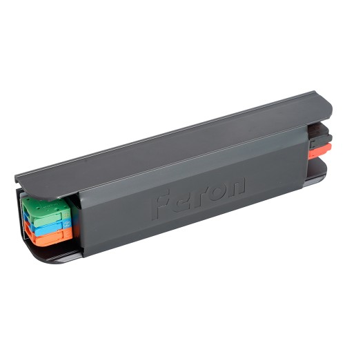 Трансформатор электронный для светодиодной ленты с плавным пуском и диммированием 60W 24V IP20, клипсы, LB004 FERON 52123 Трансформатор электронный для светодиодной ленты с плавным пуском и диммированием 60W 24V IP20, клипсы, LB004 FERON 52123