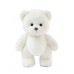 Авторская мягкая игрушка Lina Медведь (длинная шерсть) S (±20 см) белый цвет