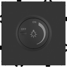 Выключатель диммирующий (механизм), STEKKER, 250В, 500W, серия Эмили, RSW10-5106-05, черный уголь, soft touch 49842 Выключатель диммирующий (механизм), STEKKER, 250В, 500W, серия Эмили, RSW10-5106-05, черный уголь, soft touch 49842