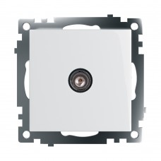 Розетка телевизионная 1-местная (механизм), STEKKER GLS00-7108-01, 75 Ом, 5-862МГц, серия Катрин, белый 39306 Розетка телевизионная 1-местная (механизм), STEKKER GLS00-7108-01, 75 Ом, 5-862МГц, серия Катрин, белый 39306