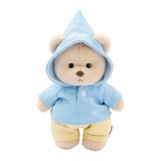 Авторская мягкая игрушка Lina Медведь Эверест молочный в голубом худи и желтых штанишках S (±20 см) Авторская мягкая игрушка Lina Медведь Эверест молочный в голубом худи и желтых штанишках S (±20 см)