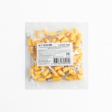 Наконечник вилочный изолированный НВИ 6-6, LD404-606 (упаковка 100 шт) STEKKER 39430 Наконечник вилочный изолированный НВИ 6-6, LD404-606 (упаковка 100 шт) STEKKER 39430