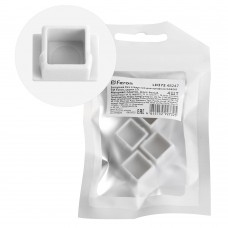 Заглушка без отверстия для профиля CAB261, LD372 (комплект 4шт) FERON 48247 Заглушка без отверстия для профиля CAB261, LD372 (комплект 4шт) FERON 48247