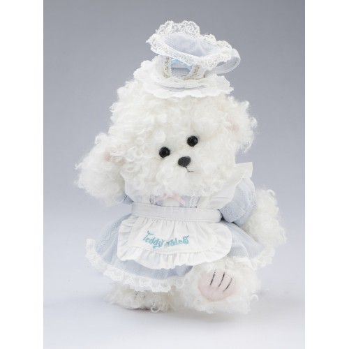 Lina Щенок Бишон белый S (±20 см) Маршмелоу в наряде для чаепития Lina Щенок Бишон белый S (±20 см) Маршмелоу в наряде для чаепития