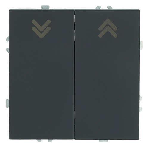 Выключатель 2-клавишный самовозвратный (механизм), STEKKER, 250В, 10А, серия Эмили, RSW10-5113-05, черный уголь, soft touch 50327 Выключатель 2-клавишный самовозвратный (механизм), STEKKER, 250В, 10А, серия Эмили, RSW10-5113-05, черный уголь, soft touch 50327