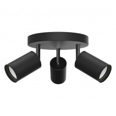 Светильник Feron ML203-1 настенно-потолочный под лампу GU10, черный 41924 Светильник Feron ML203-1 настенно-потолочный под лампу GU10, черный 41924