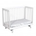 Кроватка для новорожденного Lillaland - модель Lilla Aria (НИК23)белая Кроватка для новорожденного Lillaland - модель Lilla Aria (НИК23)белая