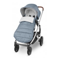 Чехол утепленный с мехом UPPAbaby голубой меланж