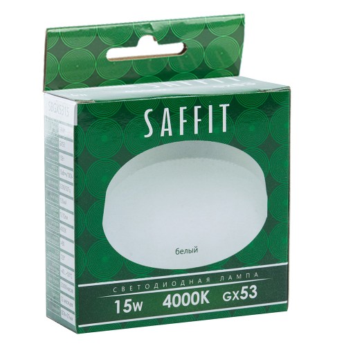 Лампа светодиодная SAFFIT SBGX5315 GX53 15W 230V 4000K