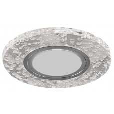 Светильник встраиваемый с белой LED подсветкой Feron CD953 потолочный MR16 G5.3, прозрачный 32539 Светильник встраиваемый с белой LED подсветкой Feron CD953 потолочный MR16 G5.3, прозрачный 32539