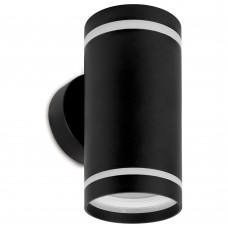 Светильник садово-парковый Feron DH1002, на стену вверх/вниз, 2* GX53, 230V, черный 11709 Светильник садово-парковый Feron DH1002, на стену вверх/вниз, 2* GX53, 230V, черный 11709