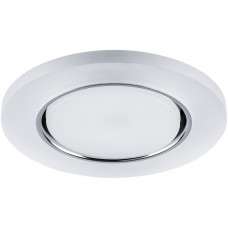 Светильник встраиваемый с белой LED подсветкой Feron CD5020 потолочный GX53 без лампы, белый матовый 32659 Светильник встраиваемый с белой LED подсветкой Feron CD5020 потолочный GX53 без лампы, белый матовый 32659