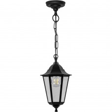 Светильник садово-парковый Feron НСУ 06-60-001 подвесной, 6-ти гранник 60W E27 230V, черный 32254 Светильник садово-парковый Feron НСУ 06-60-001 подвесной, 6-ти гранник 60W E27 230V, черный 32254