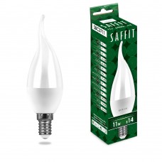 Лампа светодиодная SAFFIT SBC3711 Свеча на ветру E14 11W 230V 6400K 55174
