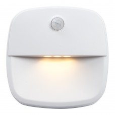 Светильник с датчиком движения и освещенности Feron FN1220 0,5W, белый 41881 Светильник с датчиком движения и освещенности Feron FN1220 0,5W, белый 41881