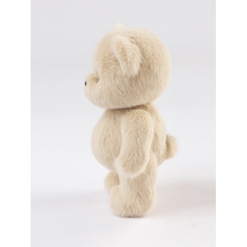 Авторская мягкая игрушка Lina Медведь (длинная шерсть) S (±20 см) молочный цвет Авторская мягкая игрушка Lina Медведь (длинная шерсть) S (±20 см) молочный цвет