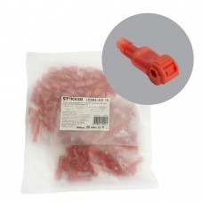Зажим прокалывающий ответвительный с плоским разъемом (50 пар)сеч 0,5-1мм2, красный LD503-401-15. Упаковка (100 шт) STEKKER 49776 Зажим прокалывающий ответвительный с плоским разъемом (50 пар)сеч 0,5-1мм2, красный LD503-401-15. Упаковка (100 шт) STEKKER 49776