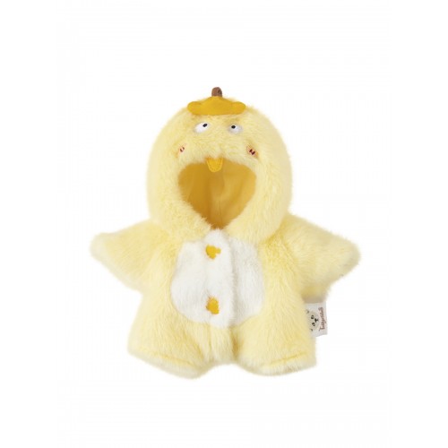 Авторская мягкая игрушка Lina Медведь белый в костюмчике Цыпленок брелок XS (±15 см) Авторская мягкая игрушка Lina Медведь белый в костюмчике Цыпленок брелок XS (±15 см)