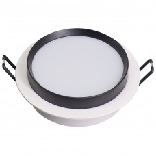 Светильник встраиваемый Feron DL507 потолочный GX53 белый + черный круг 51351 Светильник встраиваемый Feron DL507 потолочный GX53 белый + черный круг 51351