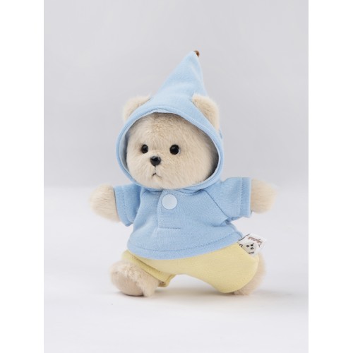 Авторская мягкая игрушка Lina Медведь Эверест молочный с костюмом-брелком XS (±15 см) Авторская мягкая игрушка Lina Медведь Эверест молочный с костюмом-брелком XS (±15 см)