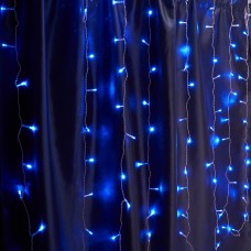 Светодиодная гирлянда Feron CL24 занавес 3*3м  + 3м синий статичная, c питанием от сети 230V, белый шнур 41628 Светодиодная гирлянда Feron CL24 занавес 3*3м  + 3м синий статичная, c питанием от сети 230V, белый шнур 41628