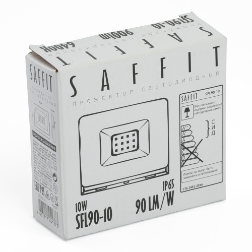 Светодиодный прожектор SAFFIT SFL90-10 IP65 10W 6400K белый