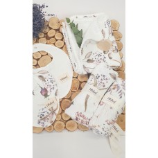 Плед детский Lillaland белый/цветы 100/80 Плед детский Lillaland белый/цветы 100/80