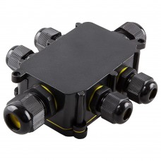 Коробка распределительная  LD526 водонепроницаемая на 6 выходов, 450V, 140х100х36, черный STEKKER 49124 Коробка распределительная  LD526 водонепроницаемая на 6 выходов, 450V, 140х100х36, черный STEKKER 49124