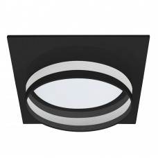 Светильник встраиваемый Feron DL703 LUNA потолочный GX70 черный квадрат 51100 Светильник встраиваемый Feron DL703 LUNA потолочный GX70 черный квадрат 51100