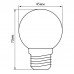 Лампа светодиодная Feron LB-37 Шарик E27 1W Красный