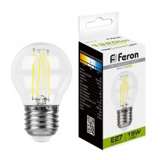 Лампа светодиодная Feron LB-515 Шарик E27 15W 230V 4000K 38253 Лампа светодиодная Feron LB-515 Шарик E27 15W 230V 4000K 38253