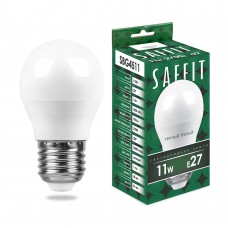 Лампа светодиодная SAFFIT SBG4511 Шарик E27 11W 230V 2700K 55137 Лампа светодиодная SAFFIT SBG4511 Шарик E27 11W 230V 2700K 55137