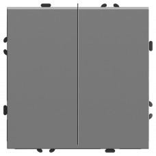 Переключатель 2-клавишный (механизм), STEKKER, 250В, 10А, серия Эмили, RSW10-5107-10, платиново-серый, soft touch 49947 Переключатель 2-клавишный (механизм), STEKKER, 250В, 10А, серия Эмили, RSW10-5107-10, платиново-серый, soft touch 49947