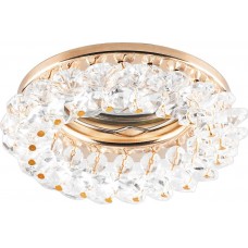 Светильник встраиваемый Feron CD4141 потолочный MR16 G5.3 прозрачный, без лампы, золотистый Светильник встраиваемый Feron CD4141 потолочный MR16 G5.3 прозрачный, без лампы, золотистый