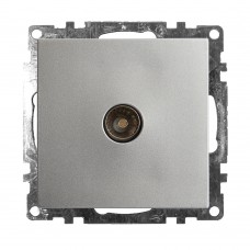 Розетка телевизионная 1-местная (механизм), STEKKER GLS00-7108-03, 75 Ом, 5-862МГц, серия Катрин, серебро 39586 Розетка телевизионная 1-местная (механизм), STEKKER GLS00-7108-03, 75 Ом, 5-862МГц, серия Катрин, серебро 39586