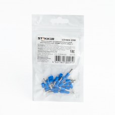 Наконечник штыревой втулочный изолированный НШВИ 2,5-8, LD405-258 (DIY упаковка 25 шт) STEKKER 39378 Наконечник штыревой втулочный изолированный НШВИ 2,5-8, LD405-258 (DIY упаковка 25 шт) STEKKER 39378