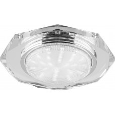 Светильник встраиваемый Feron DL4020-2 потолочный GX53 прозрачный 20148 Светильник встраиваемый Feron DL4020-2 потолочный GX53 прозрачный 20148