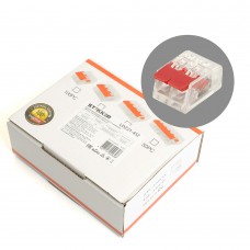 Универсальная компактная клемма 2-проводная STEKKER, LD221-412. Упаковка (100 шт) 32393 Универсальная компактная клемма 2-проводная STEKKER, LD221-412. Упаковка (100 шт) 32393