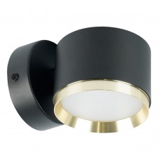 Светильник  настенный Feron HL4598  Barrel DUET 12W, 230V,GX53, черный + золото IP20 52019 Светильник  настенный Feron HL4598  Barrel DUET 12W, 230V,GX53, черный + золото IP20 52019