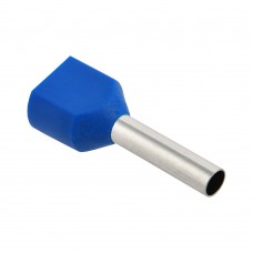 LD406-2512 Наконечник штыревой втулочный изолированный НШВИ(2) 2,5-12 (упаковка 100 шт) STEKKER 50390