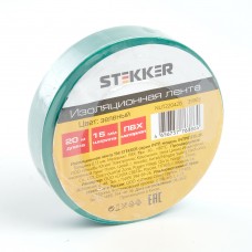 Изоляционная лента STEKKER INTP01315-20 0,13*15 мм. 20 м. зеленая 39903 Изоляционная лента STEKKER INTP01315-20 0,13*15 мм. 20 м. зеленая 39903