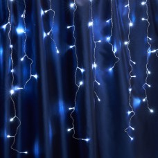 Светодиодная гирлянда Feron CL22 бахрома, статичная, 4,5м*0,8м + 3м 230V синий c питанием от сети, белый шнур 32345 Светодиодная гирлянда Feron CL22 бахрома, статичная, 4,5м*0,8м + 3м 230V синий c питанием от сети, белый шнур 32345